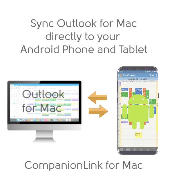Sync Outlook for Mac with Android